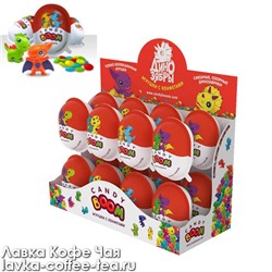 Candy Boom "Динозябры" капсула с игрушкой и конфетами 15 г.*16 шт.