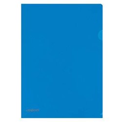 Папка-уголок (плотная) 180мкр синяя PU7018B inФОРМАТ