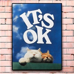 Постер «It's ok» большой