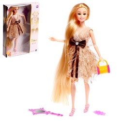 Кукла-модель «Дженнифер» шарнирная, в пышном платье, с аксессуарами 6888961