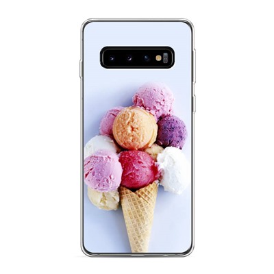 Силиконовый чехол Мороженое 1 на Samsung Galaxy S10