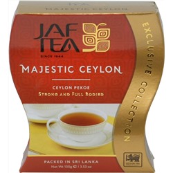 JAF TEA. Majestic ceylon 100 гр. карт.пачка