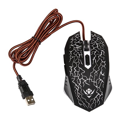 Мышь оптическая Nakatomi Gaming mouse MOG-15U игровая (повр. уп.) (black)