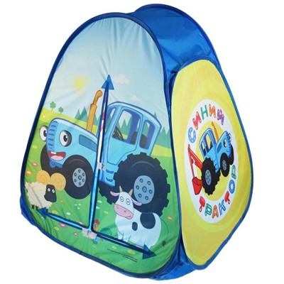 Палатка игровая «Синий Трактор» в сумке, 81 × 90 × 81 см 4935323