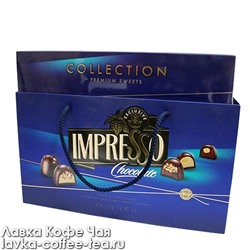 набор конфет "IMPRESSO" синий 424 г.