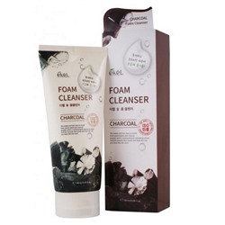 Ekel Пенка для умывания с экстрактом древесного угля / Foam Cleanser Charcoal, 180 мл