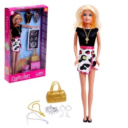 Кукла-модель "Эмили" в платье, с аксессуарами, МИКС 7519860