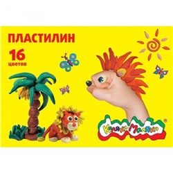 Пластилин  16цв 240гр. ПКМ16 Каляка-Маляка