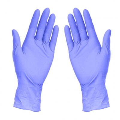 Перчатки нитриловые MATRIX Violet Blue Nitrile, размер L, 100 шт. (50 пар)