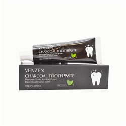 Черная зубная паста Venzen Charcoal Toothpaste