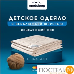 MedSleep SONORA Одеяло 110х140, 1пр, хлопок/шерсть/микровол.; 250 гр/м2