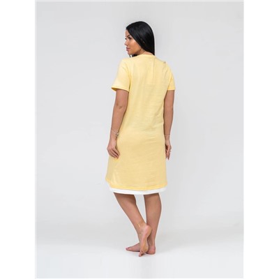Ночная сорочка женская Текс-Плюс, цвет желтый