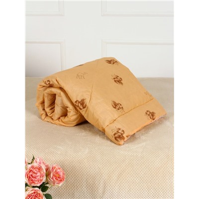 Одеяло 1,5 сп Medium Soft Стандарт Camel Wool (верблюжья шерсть) арт. 221 (300 гр/м)