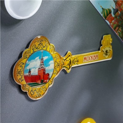 Магнит в форме ключа «Москва»