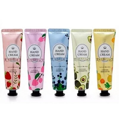 Подарочный набор кремов для рук LUOFMISS fruit cream set 5 шт