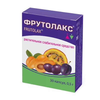 Фрутолакс, капсулы 500 мг., 30 шт, ООО "ВИС"