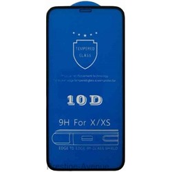 Защитное стекло 10D 9H Glass Pro для iPhone X/XS