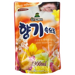 Кондиционер для белья "Фрезия" Soft Aroma, Корея, 1300 мл
