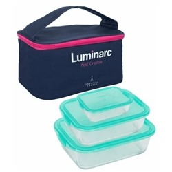 Набор контейнеров Luminarc KEEP N BOX 3 шт. в синей термосумке