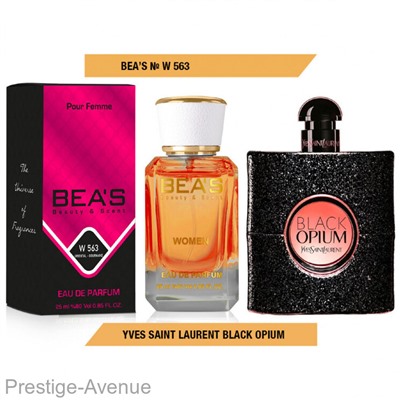 Парфюм Beas  Yves Saint Laurent Black Opium 25 ml for women арт. W 563