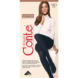 Колготки теплые, Conte, Cotton 150 XL оптом