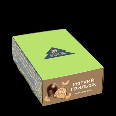Мягкий грильяж классический / шоу-бокс / 540 г / Сибирские конфеты