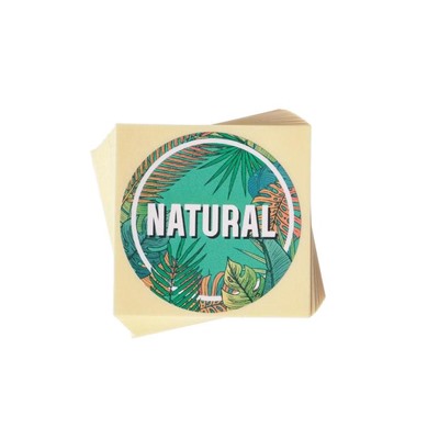 Набор наклеек для бизнеса Natural, 50 шт, 4 × 4 см