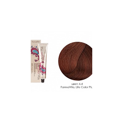 FarmaVita, Life Color Plus - крем-краска для волос (6.4 темный медный блондин)