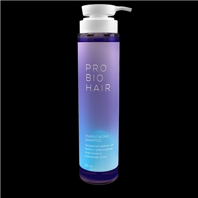 PRO BIO Шампунь оттеночный для осветленых волос, 350 мл