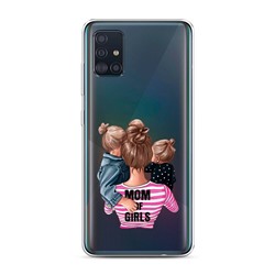 Силиконовый чехол Mom of Girls на Samsung Galaxy A51