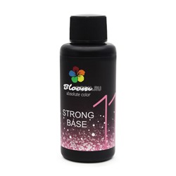 Bloom, Absolute color - жесткая база для гель-лака Strong №11 (ярко-розовый с блёстками), 50 мл