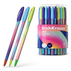 Ручка шариковая Neo Stick Cool Ray, Super Glide Technology синяя 0.7мм 61012 ErichKrause