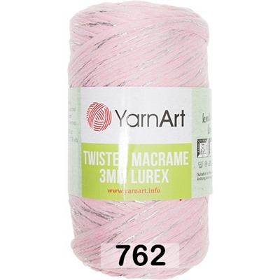 Пряжа Yarnart Macrame Twisted 3 Mm Lurex