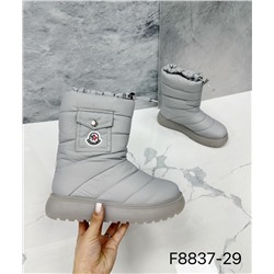 Женские дутики F8837-29 серые