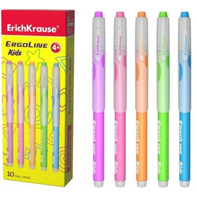 Ручка шариковая Ultra Glide ErgoLine Kids синяя 41539 ErichKrause