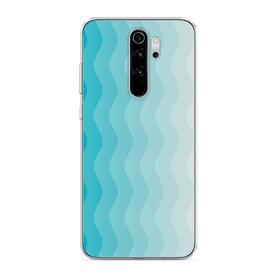 Силиконовый чехол Морской градиент на Xiaomi Redmi Note 8 Pro