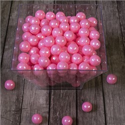 Сахарные шарики Розовые перламутровые 10 мм, 50 гр