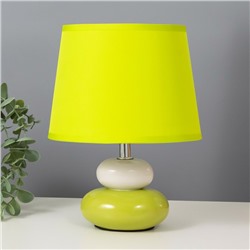 Настольная лампа "Баланс" Е14 40Вт бело-зеленый 17,5х17,5х23 см