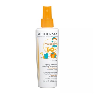 Bioderma - Спрей солнцезащитный Kid SPF50+ - Photoderm, 200 мл