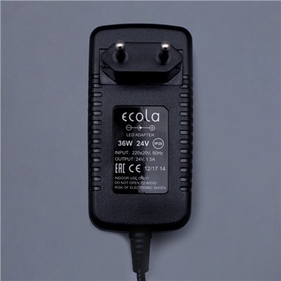 Блок питания Ecola для светодиодной ленты 24 В, 36 Вт, IP20