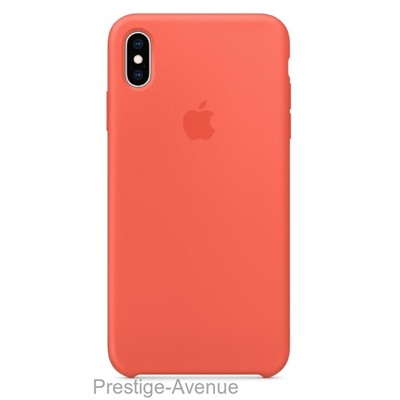 Силиконовый чехол для iPhone XS - Спелый нектарин (Nectarine)