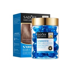 SADOER Восстанавливающая аргановое  масло для волос в капсулах с оливой, 30*1мл