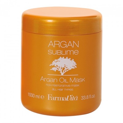 Маска с аргановым маслом  ARGAN Sublime Farmavita 1000 мл