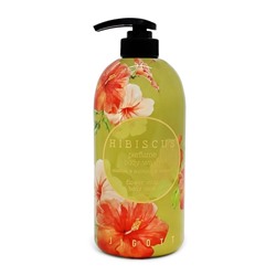 Jigott Парфюмированный гель для душа с экстрактом гибискуса / Hibiscus Perfume Body Wash, 750 мл