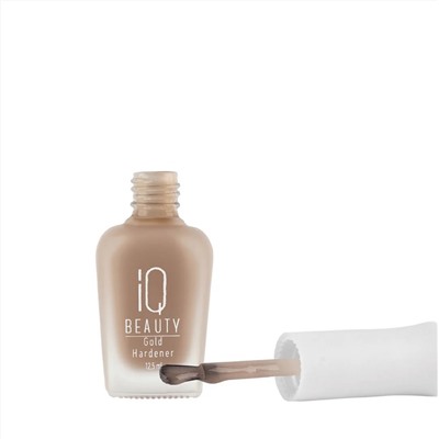 IQ Beauty Укрепитель для ногтей с коллоидным золотом / Gold Hardener Nude, 12,5 мл