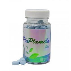 PlaPlamela Цинк концентрат пищевой на основе растительного сырья 120 таблеток по 600 мг, Сашера-Мед