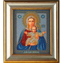 Набор для вышивания бисером Радуга Бисера В-156 Богородица Леушинская, 21*25 см
