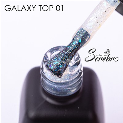 Serebro, Galaxy top - декоративный топ с кусочками разноразмерной слюды №1 (без л/с), 11 мл