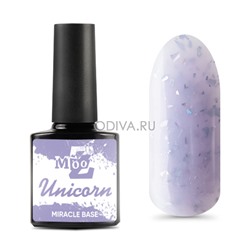 Mooz, Miracle base - камуфлирующая база с поталью (Unicorn), 9 мл