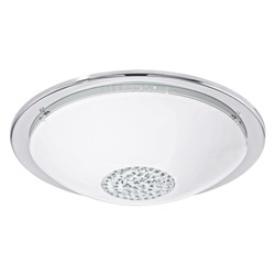 Светильник GIOLINA 12Вт LED хром 37x37см